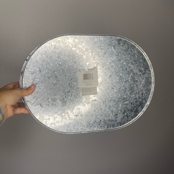 Retro Coca Cola Silver Galvanized Tray - Picture 4 of 4